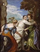 llegory of Vice and Virtue (mk08) Paolo  Veronese